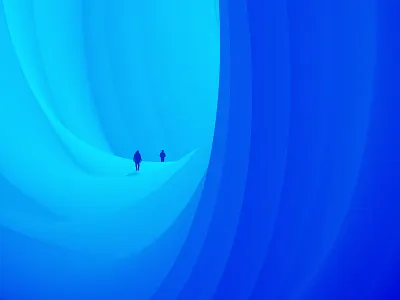 Wanderers cave hiking illustration vector