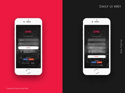 Daily UI #001 Sign Up dailyui dailyui 001 sign in form sign in page signup ui userinterfacedesign