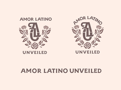 Amor Latino Unveiled Sketches badge florals lettering procreate roses sketch