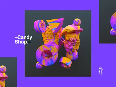 –Candy Shop.– 2019 abstract animation art c4d cinema4d fantasy motion octane octane render octanerender poster satisfying satisfyingvideo surreal