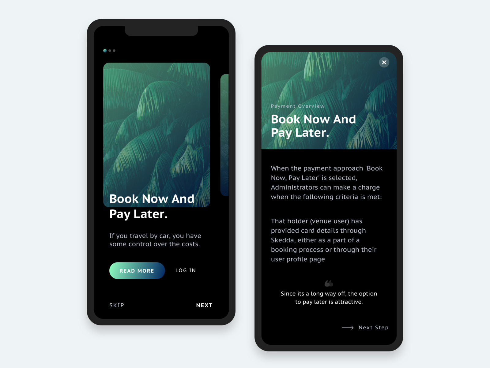 Example of iOS Onboarding Walkthrough Template