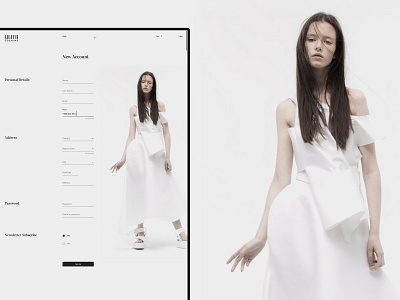 LILITH COCAINE branding clean concept design desktop digital e commerce exploded fashion grid layout logo minimal minimalism pure site typography ui ux web