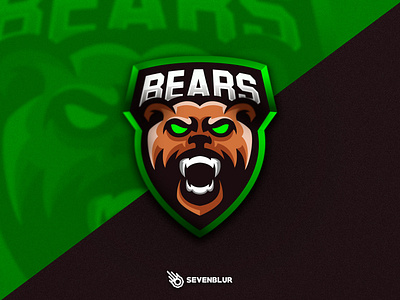 BEARS Mascot bear design esportslogo gaming gaminglogo illustration logo mascot mascot design mascot logo mascot logos sports vector