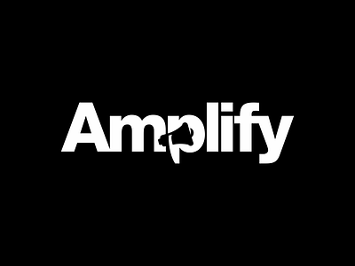 Amplify 45/365 amplify branding clean creative design illustration lettering logo logo design logo type logos minimal modern monogram negative space sounds speaker symbol typography vector