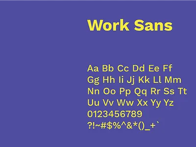 Typography & Palette branding design font palette typography