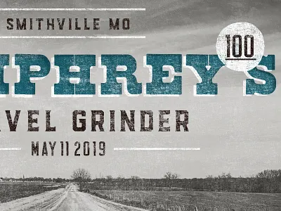 Humphreys 100 Gravel Grinder biking country design gravel rural texture western