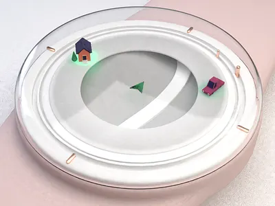 Smart watch concept 3d blender ui design weekly challenge