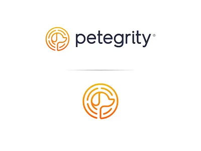 Petegrity branding circles clean concept design flat graphic graphic deisgn icon logo minimal minimalist pet simple vector