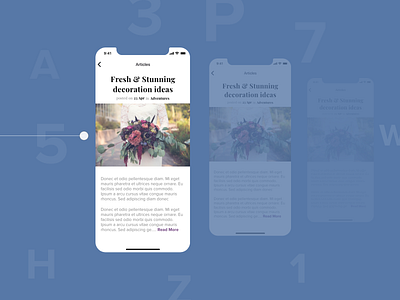 Article Screen adobe xd article design article page design ios ui ui ux design