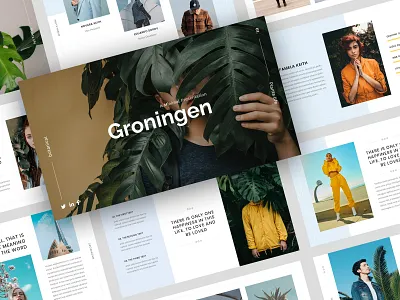 Groningen - Minimal PowerPoint Template agency botanical business company corporate google slides greenery keynote minimal photography plants powerpoint powerpoint design powerpoint template pptx presentation presentation design startup traveling tropical