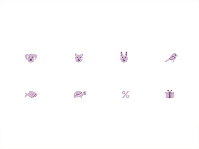 Pets Icons design digital art icon design illustration ui ux vector