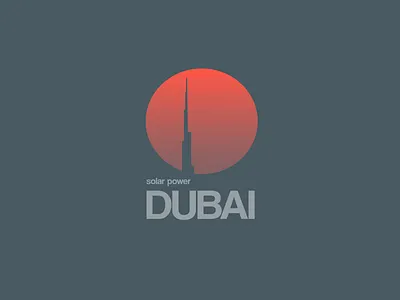 Dubai SP dubai elecricity energetics energy logo sun sunset