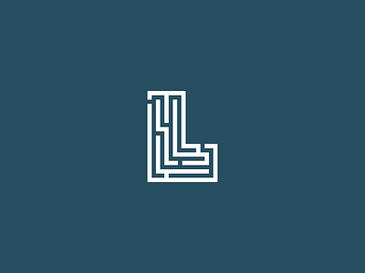 Alphabet Logo Series | L design flat labyrinth letter l letter logo logo minimal vector