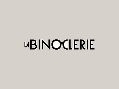 La Binoclerie eyeglasses eyewear france french logo logotype typorgraphy
