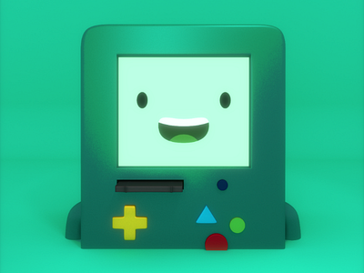 BMO! 3d adventure time blender bmo cycles robot