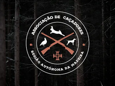 ASSOCIAÇÃO DE CAÇADORES associaçãodecaçadores bird brand branding bunny caçadoreslogo design dog florest graphicdesign hood hunters hunterslogo icon logo oldschool pauloferreiradesigner vintage vintagelogo weapon