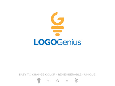 Logo Genius adobe illustrator cc creativity design elegant flat genius genius logo design graphic design icon illustration illustrator logo logo a day logo design logo genius tayyab tanveer typography vector web website