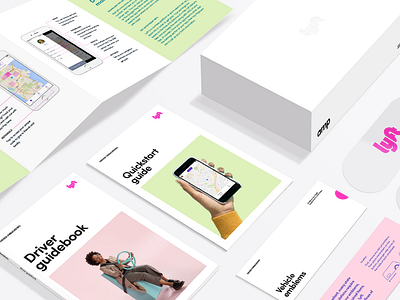 Lyft - Branding: Print branding design