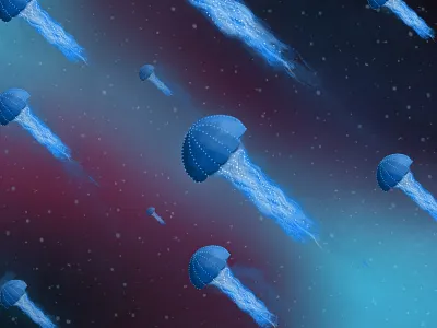 Floating in Space adobephotoshop artwork design illustration
