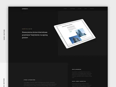 designer and developer personal portfolio blog page clean dark theme designer website developer portfolio gold modern personal portfolio single page website wordpress