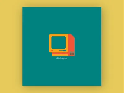 'Dialogues' Album Artwork 8 bit album album artwork computer flat design illustration pixels retro computer vector