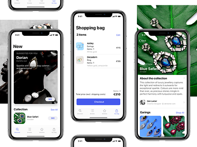 Jewellery Shop App app ios ios app mobile mobile app ui ui ux user interface ux