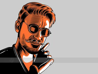 Vector Portrait illustration portrait portrait design vector art vector artwork