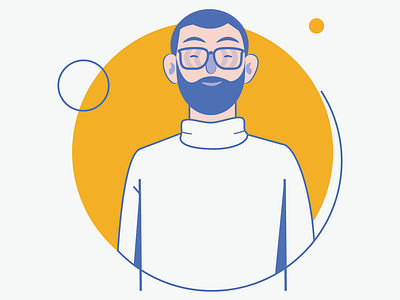 Designer Character character design design flat design illstration vector yellow