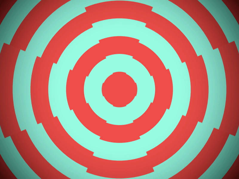 On Target 2 animation design icon logo