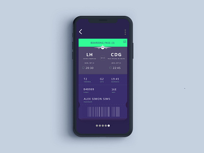 Boarding Pass app design icon illustrator ui userexperiencedesign ux