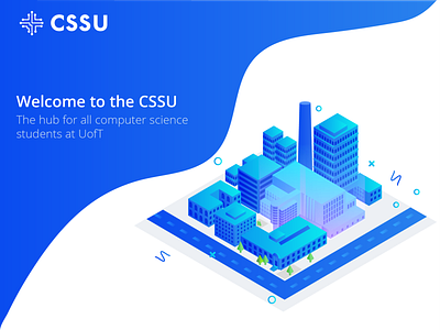 CSSU Website Concept bahen building city city block design illustration isometric isometric buildings university of toronto uoft