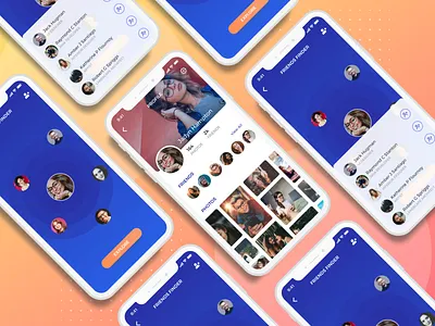 Add Friend IphoneX app concept design freebie friends ios iphonex social app ui user interface ux webdesign