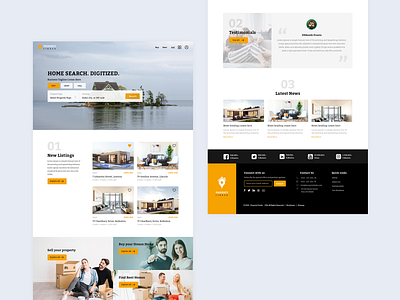 Real Estate branding daily ui dashboard design homepage design icon landing page logo property management typography ui ui ux ui ux design vector