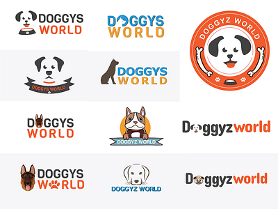 Doggyz World branding icon illustration logo ui vector