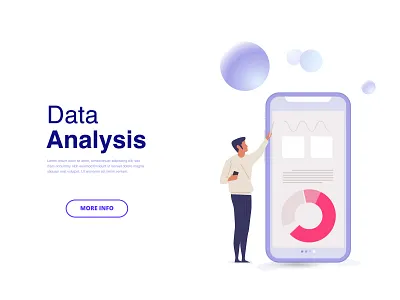 LP for Data Analysis design illustration ux