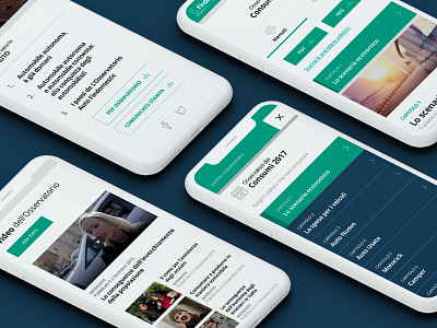 Osservatorio Findomestic | Mobile article cta design finance findomestic green iphone material design mobile sketch ui ux