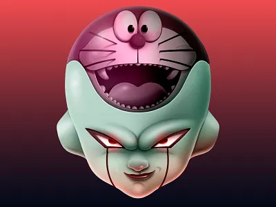 Frezer+Doraemon=Fremon doraemon freezer japan manga