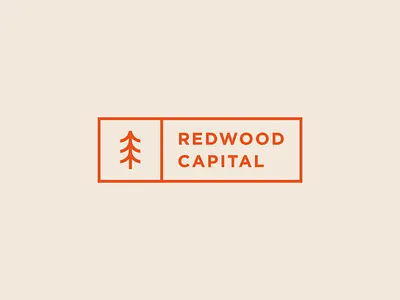 Redwood Capital 2d abstract art branding composition design flat forest geometric icon illustration lines logo minimal minimalism nature tree typography vector vintage