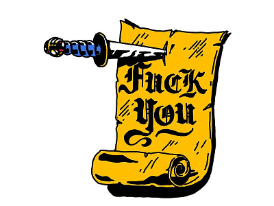 Timeless danilo mancini death death and rebirth flash tattoo fuck fuck you hand lettering handmade illustration knife lowbrow art modern tattoo old school sailor danny scroll spikes tattoo vintage vintage style violence