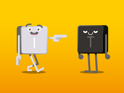 What does this button do? character design flat design illustration