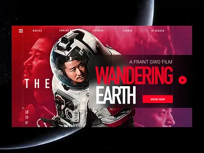 Movie The Wandering Earth movie ui web