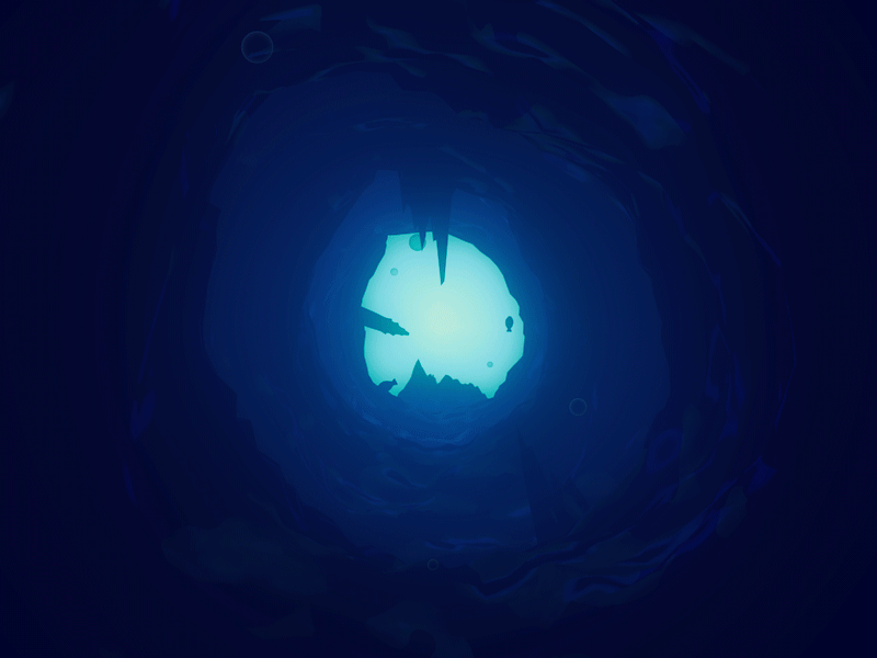 Underwater ae animation c4d emotion gif illustration