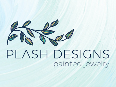 Plash Designs Logo branch colorful logo colourful logo delicate delicate logo design elegant elegant logo floral floral design floral logo jewelry logo leaf logo leaves leaves logo logo logo design logo design branding vector