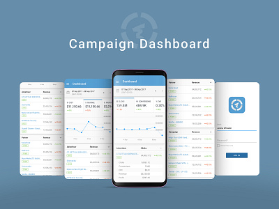 Campaign Dashboard App android app app branding app design branding mobile app mobile design ui design ui ux uidesign ux design ux designer