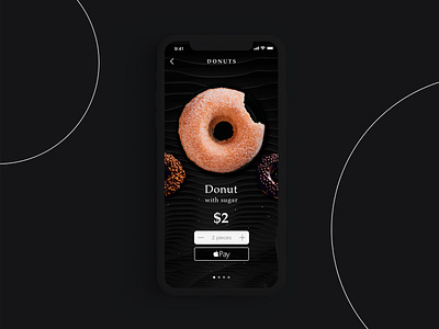 Sweets Shop app design ios ui ux