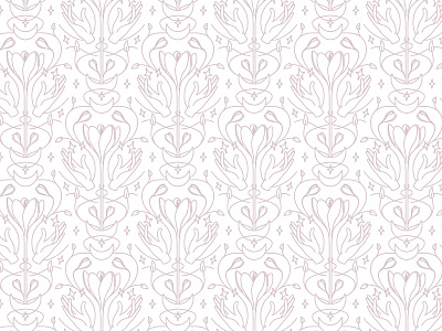 Pattern from illustration brand concept branding concept development feminine health and wellness illustration monoline pattern