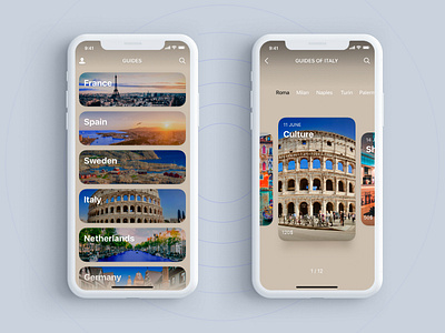 Guides (app for iOS) app design ios photoediting ui ux