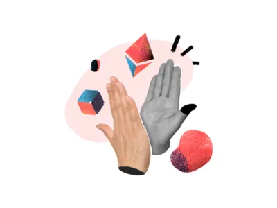 Akasha Social Illustration adobe collage design five flat hands hi5 high illustration illustrator photo photoshop social