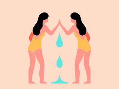 Twins6 illustration ipad procreate twins