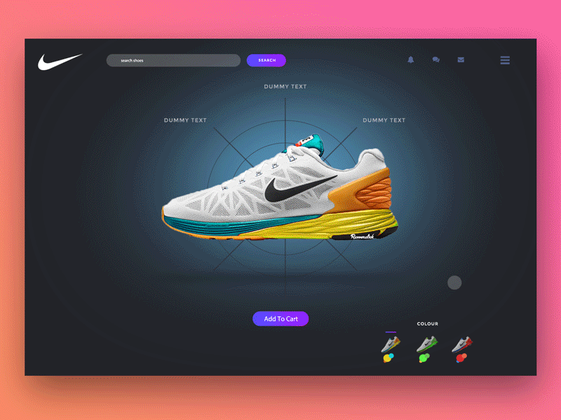 website animation design graphc graphic design illustration shoes visual web webside